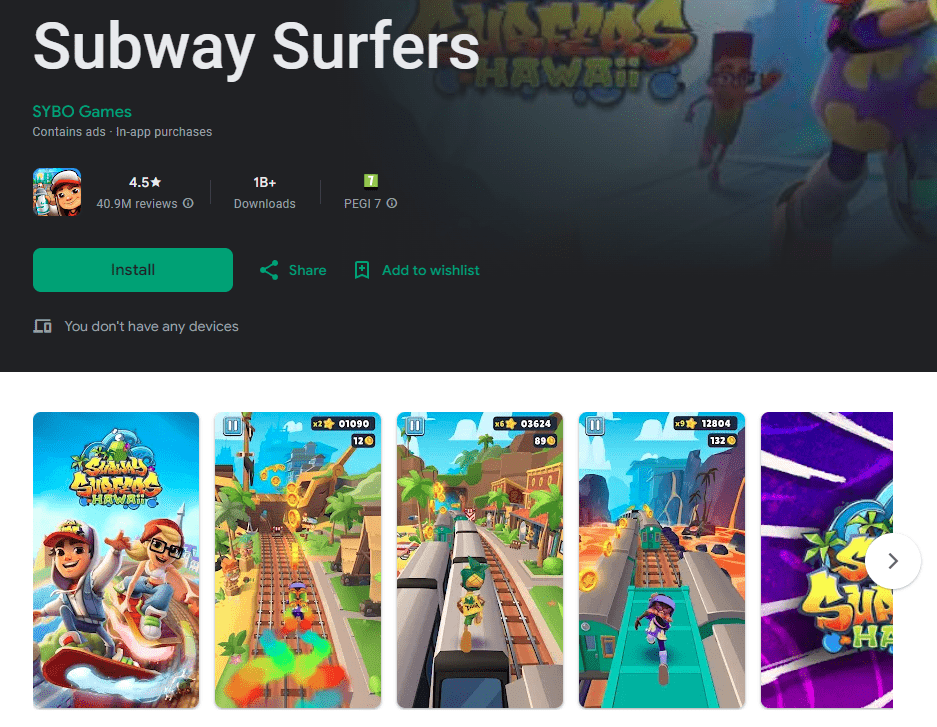 subway surfers aso