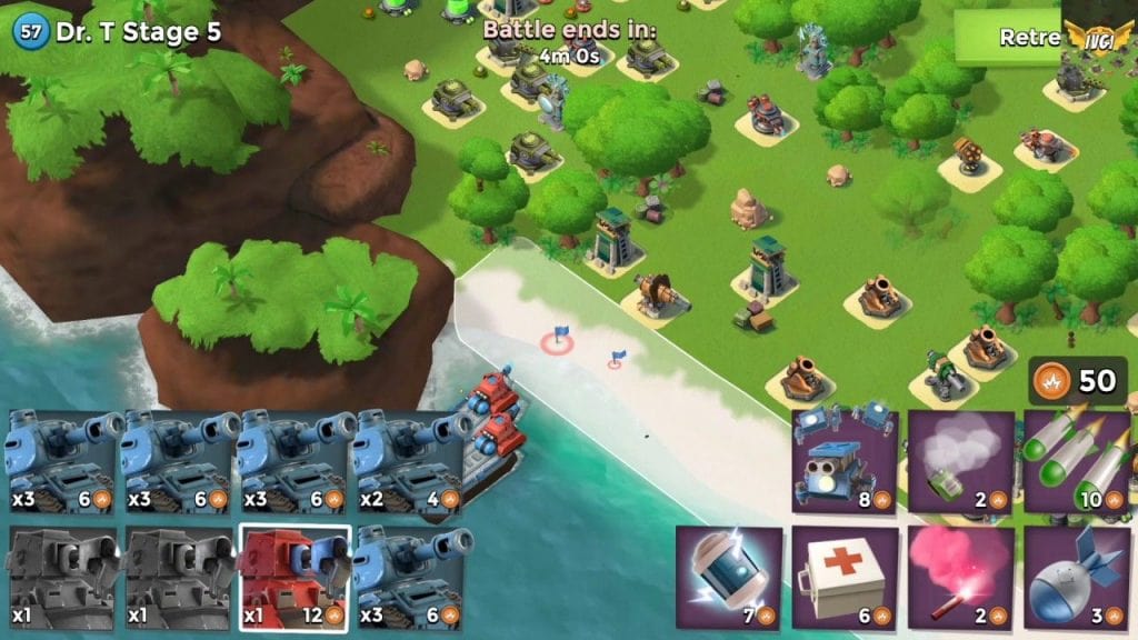 boom beach mobile game