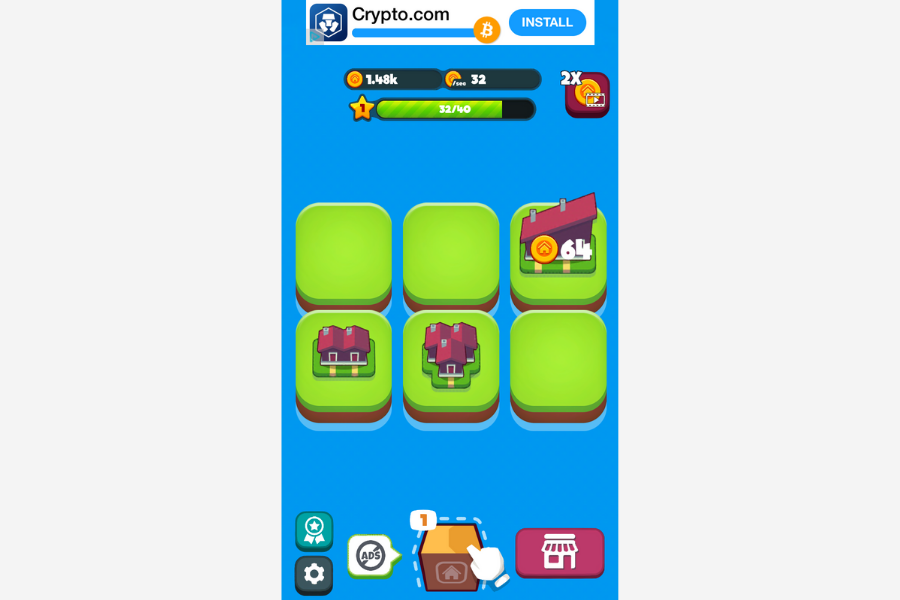 merge town banner ad