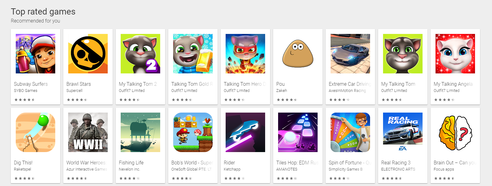 how to get your mobile game featured on google play top rated list