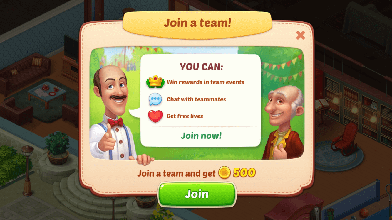 homescapes team social features