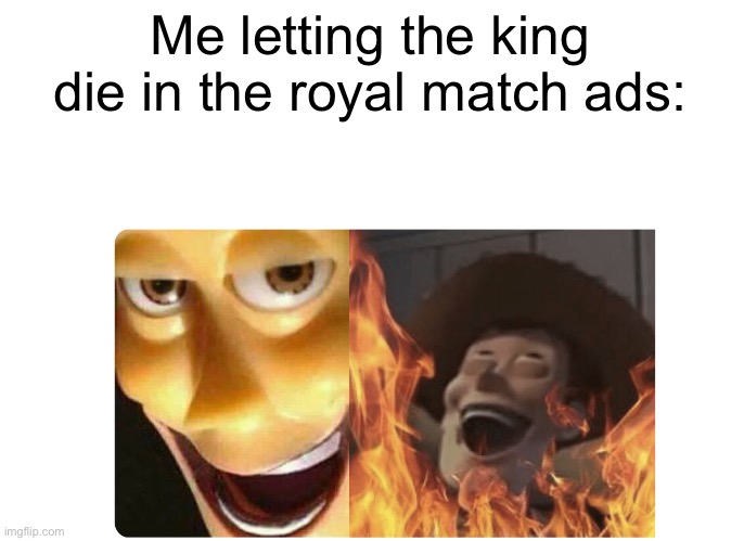 mobile game ads meme royal match
