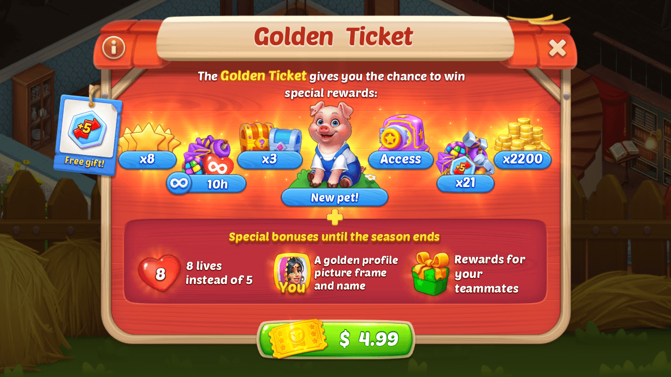 golden ticket farm season