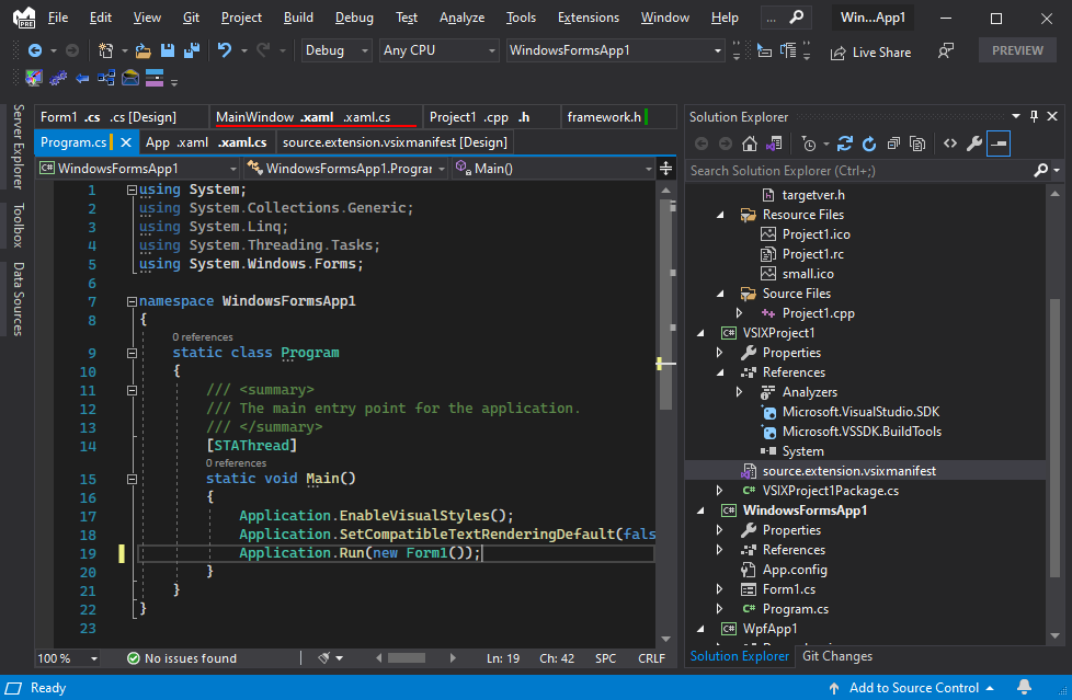 visual studio game development tools