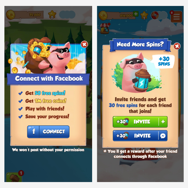 coin master monetization social features