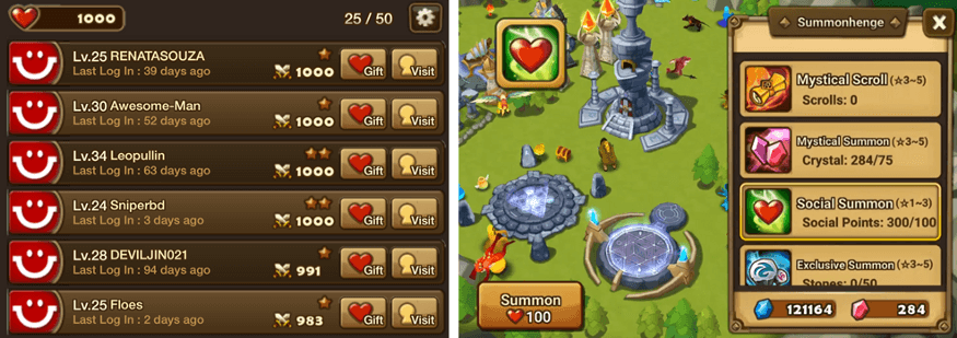 summoners war social currency