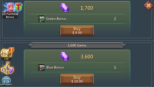 lords mobile monetization in app purchases