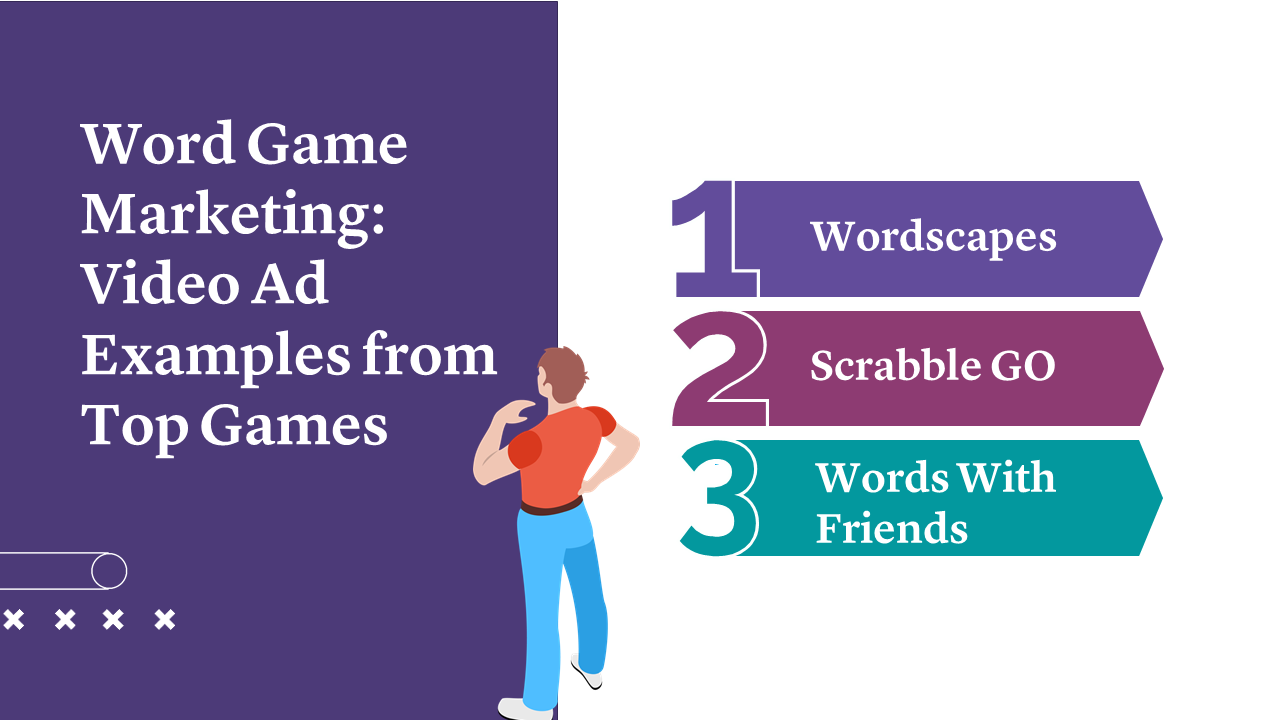 video ad examples for word games