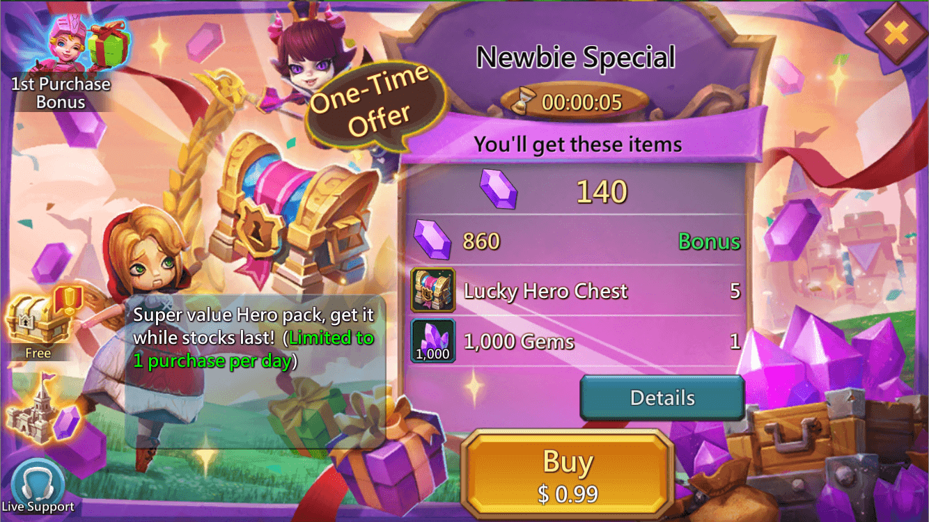 iap newbie special
