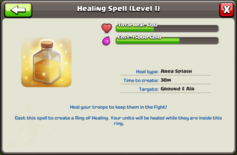 clash of clans spells purchasable boosts game monetization features