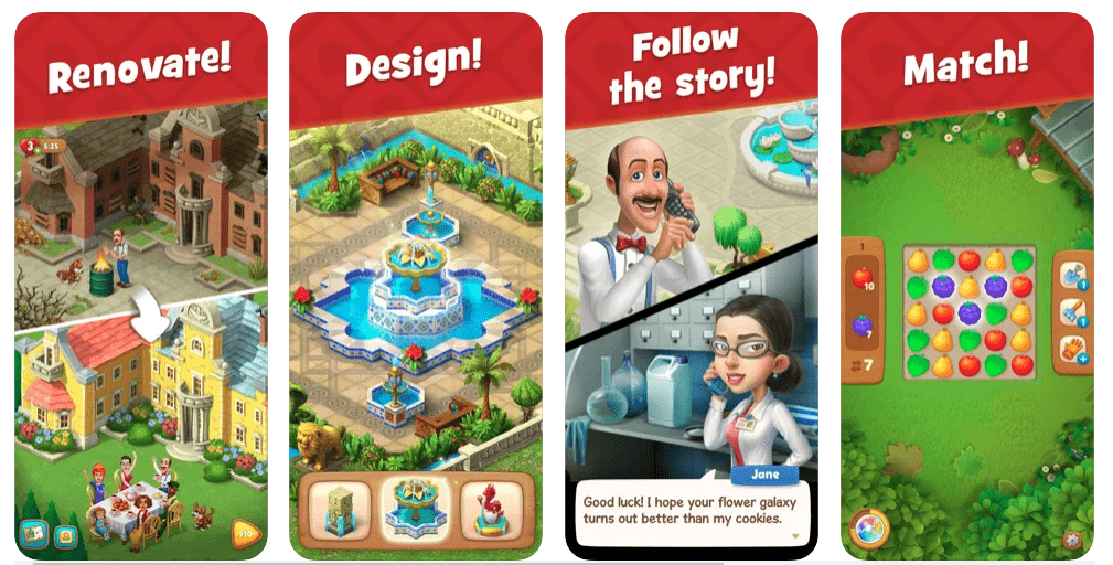 gardenscapes screenshots