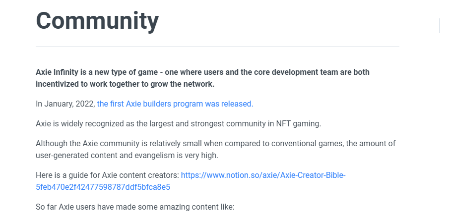 axie infinity community