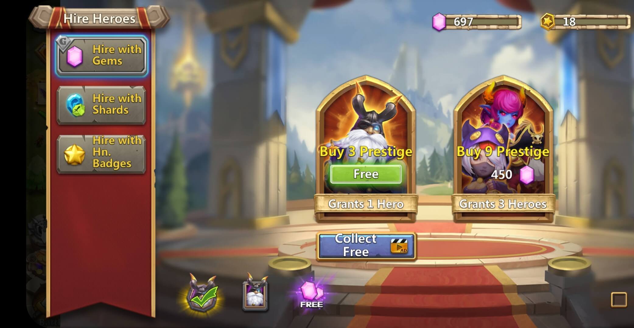 castle clash rewarded video