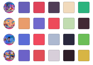 brawl stars color palette