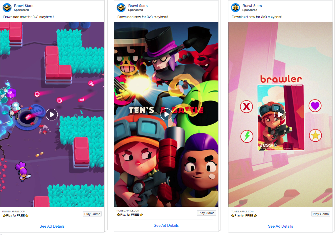 brawl stars video ads