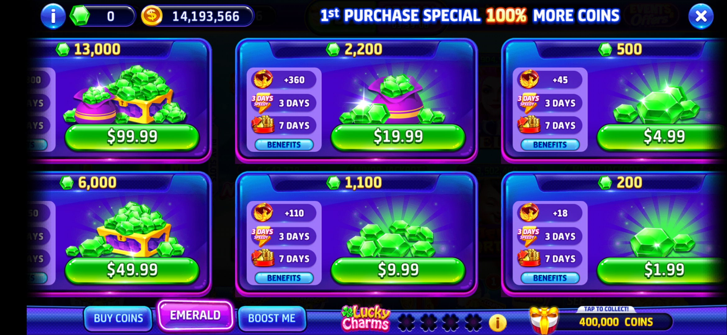 in game store emeralds