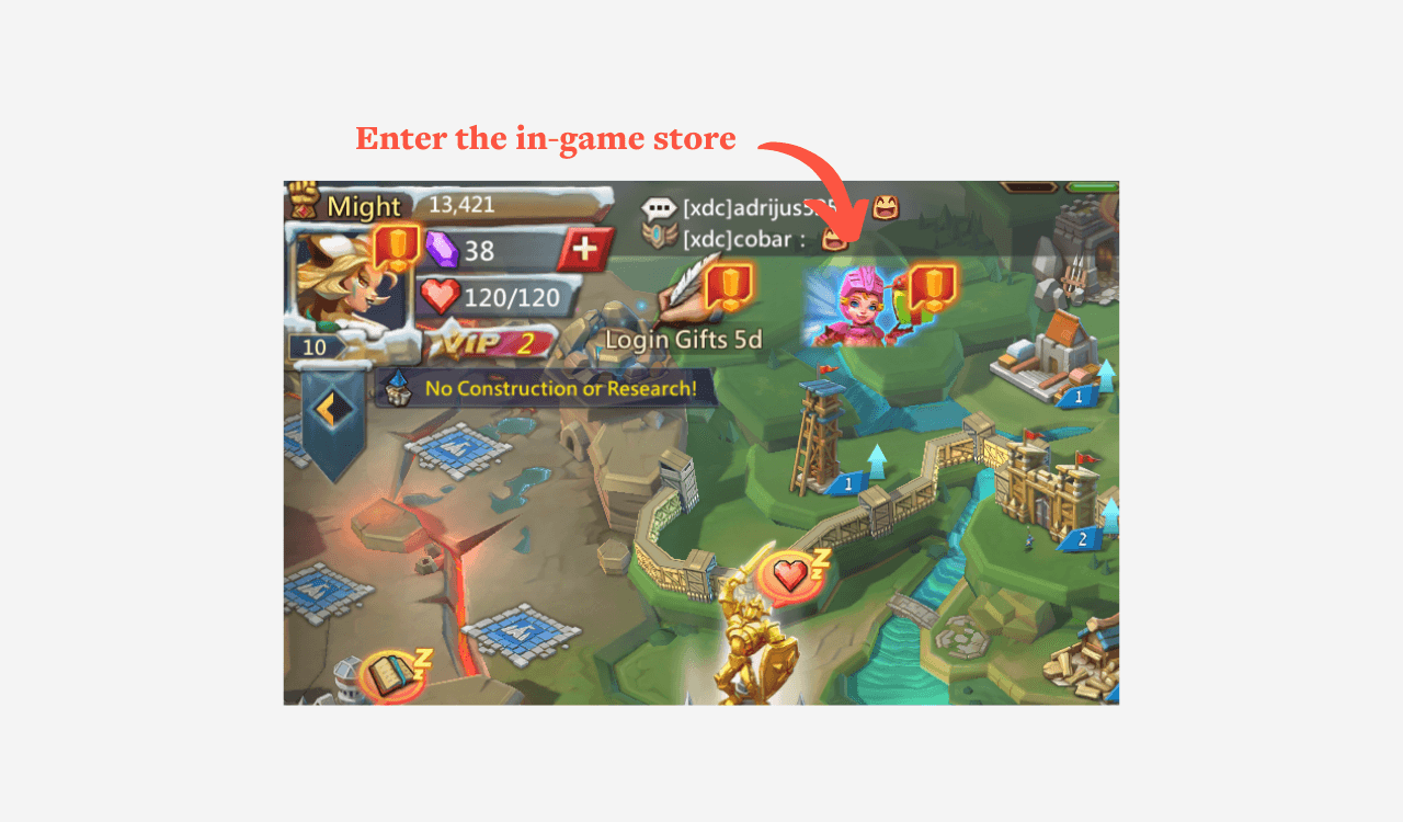 lords mobile monetization store