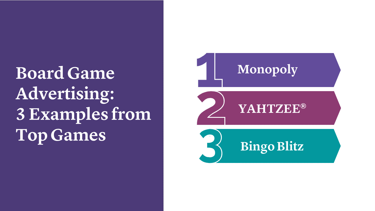 advertise board games examples